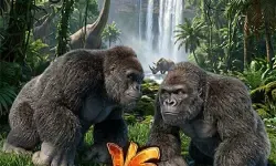 Gorilla Monster Fight