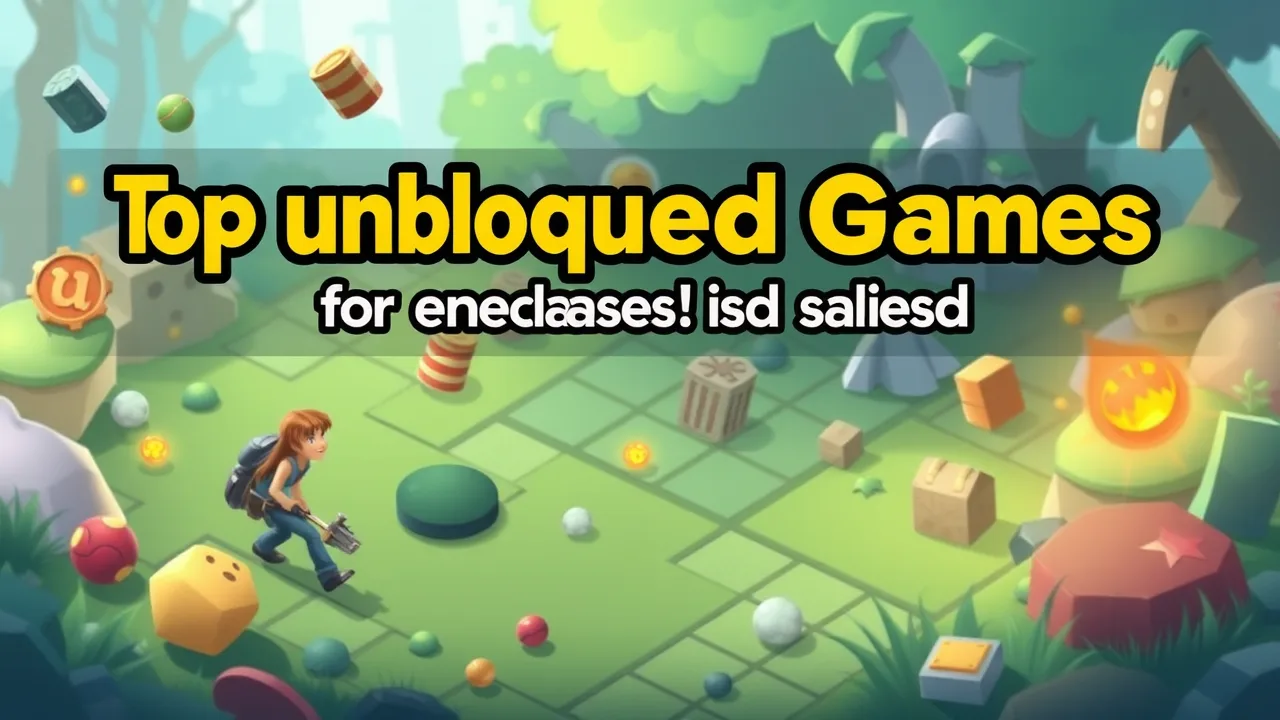 Top unbloqued games for endless fun and excitement image