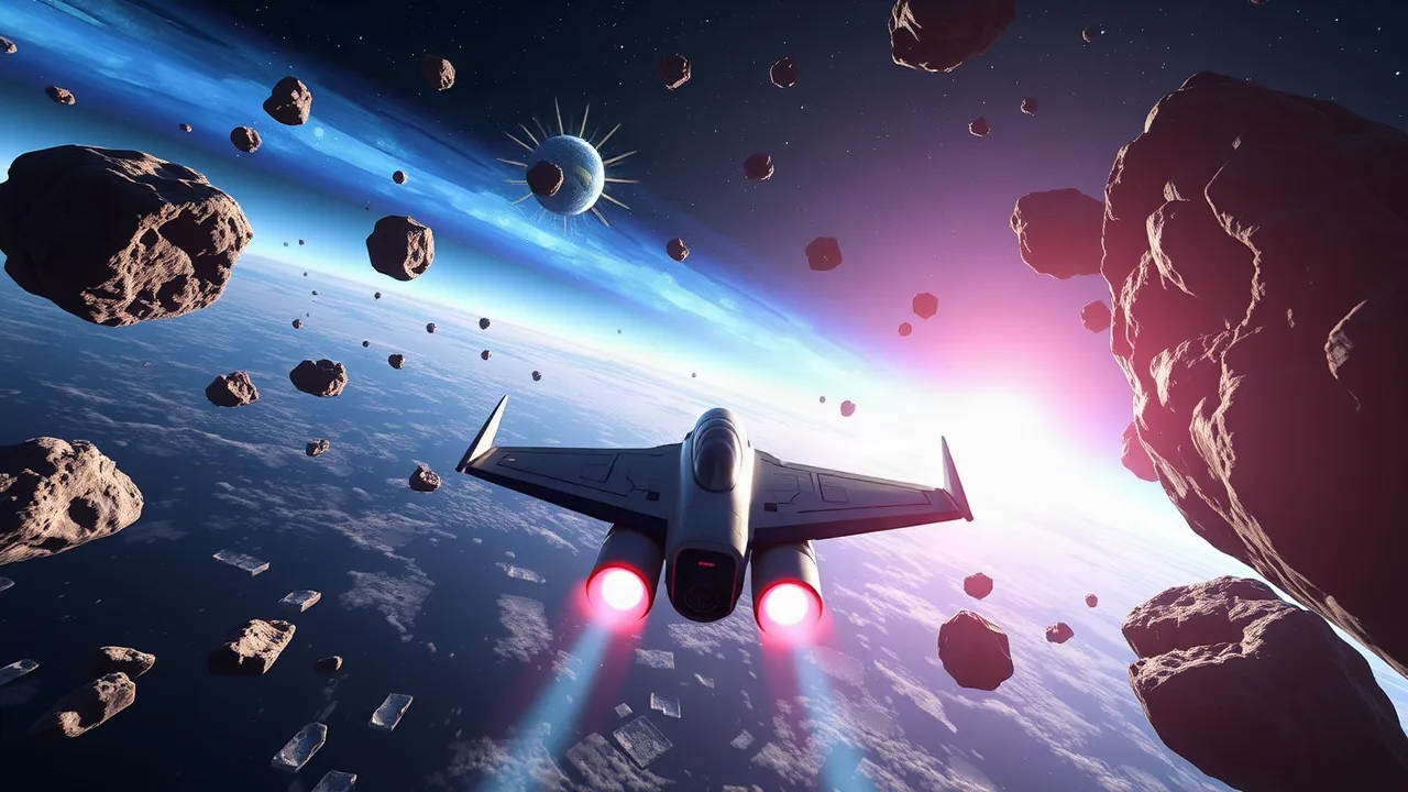 Mastering the cosmos in space flight sim image