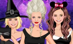 Halloween dress up game