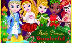 Baby Princesses Christmas: Dress Up Game image