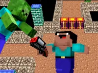 Space Adventure: Noobiks Battle vs Zombies