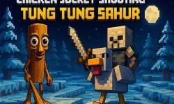 Chicken Jockey Shooting Tung Tung Sahur