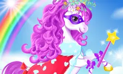 Baby unicorn dress up