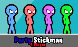Party Stickman 4 Player image