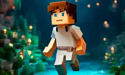 Noobik Parkour in a Cave! image