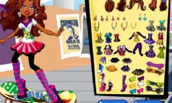 Clawdeen skates image