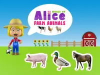 World of Alice   Farm Animals background