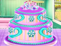Girl Chef Cooking Cake