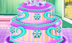 Girl Chef Cooking Cake image