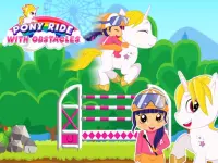 Pony Ride With Obstacles