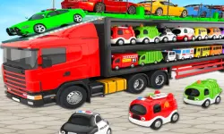 Crazy Car Transport Truck Game Car Transport Trans image