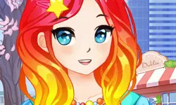 Anime Kawaii School Girls Dress Up