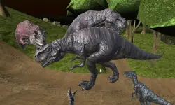 Midnight multiplayer dinosaur hunt image