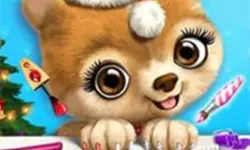 Christmas Animal Makeover Salon - Cute Pets image