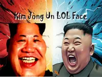 Kim Jong Un LOL Face background