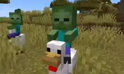 Chicken Jockey hidden lava chicken 2