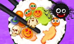 Halloween Sushi Maker background