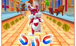 Subway Bunny Run Rush Rabbit Runner Game image