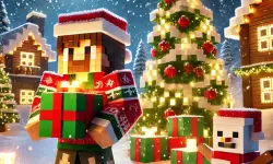 Minecraft Christmas Jigsaw: Festive Pixel Art Fun image