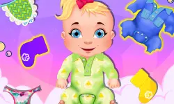 Crazy Baby Toddler Games background