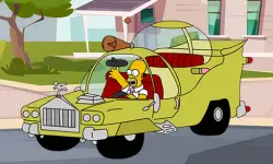 The Simpsons Car Jigsaw image