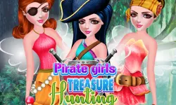 Pirate Girls Treasure Hunting image