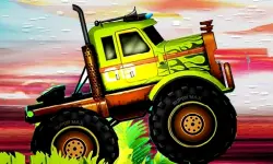 Crazy Monster Trucks Difference image