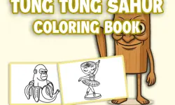 Tung Tung Sahur Coloring Book