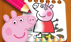 PeppaPig Coloring Book image