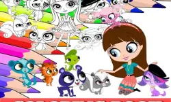 Coloring Book for Littlest Pet Shop