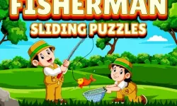 Fisherman Sliding Puzzles image