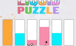 Liquid puzzle : sort the color image