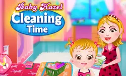 Baby Hazel Cleaning Time image