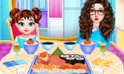 Baby Taylor Sushi Cooking
