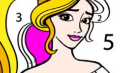 Princess Color Number image