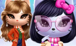 Kitty Squad Winter Dress up
