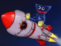Huggy Wuggy in space