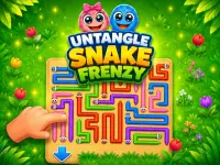 Untangle Snake Frenzy