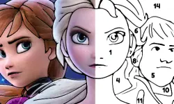 Color By Number With Frozen II