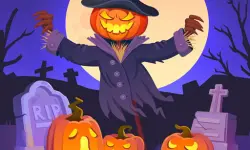 Halloween Monster Party Jigsaw background