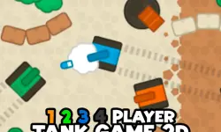 1 2 3 4 Player Tank Game 2D