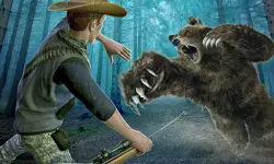 Wild Bear Hunting sniper shooting