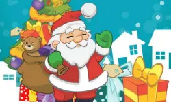 Santa Claus New Year #039;s Eve image