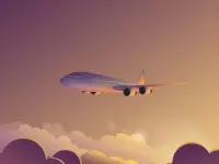Vacation Airplanes Jigsaw background