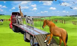 Animal Cargo Transporter Truck Game 3D