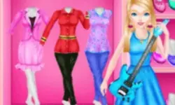Doll Career Outfits Challenge - Dress-up Game image