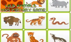 Kids Memory - Wild Animals