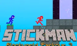 Stickman Blockworld Parkour 2