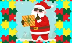 Santa Puzzle For Kids image